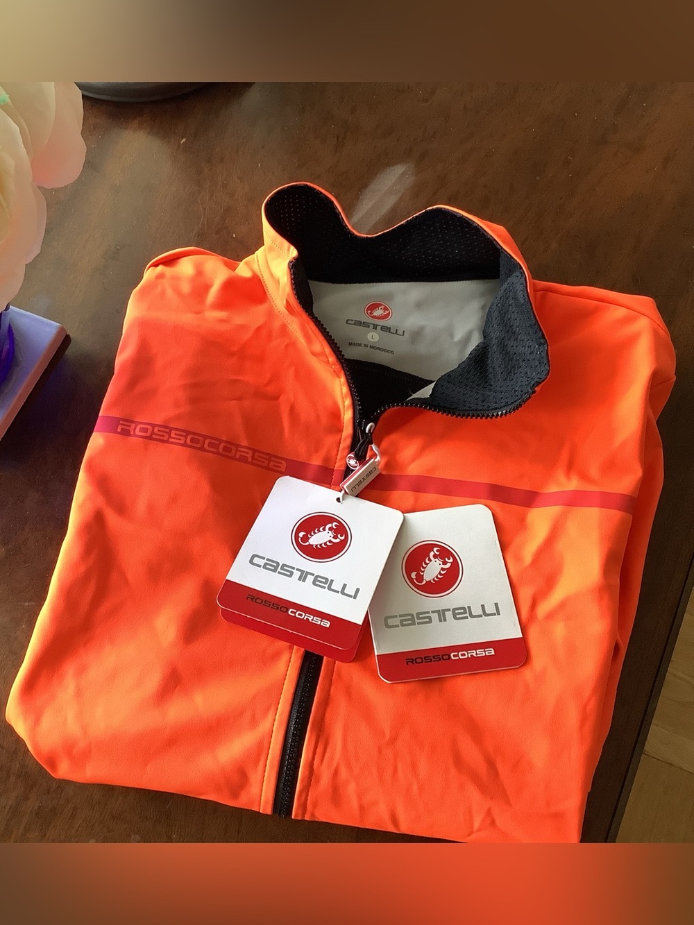 Castelli Perfetto Light 2 RoS Gore Windstopper SS Jersey Sz L - NWT